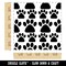 Paw Print Pattern Background Square Rubber Stamp for Stamping Crafting